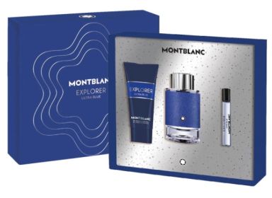 Mont Blanc Explorer Ultra Blue Gift Set (M)