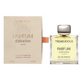 Parfum D'Attraction by Tremendous Parfums, 3.4 oz Eau de Parfum Spray for Men