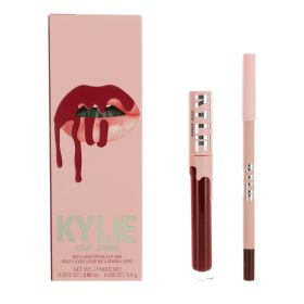 Kylie Matte Liquid Lipstick & Lip Liner by Kylie Jenner, Lip Kit - Hollyberry