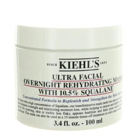 Kiehl's by Kiehl's, 3.4 oz Ultra Facial Overnight Rehydrating Mask with 10.5 % Squalane