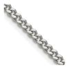 Chisel Stainless Steel Polished 4mm 22 inch Curb Chain