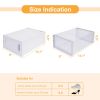 WAYTRIM Clear Plastic Shoe Storage Boxes, Foldable 18 Pack Stackable Shoe Organizer for Closet