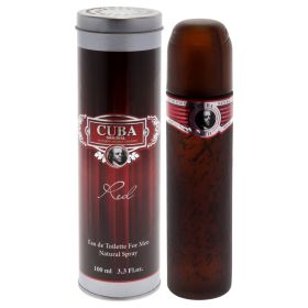 Cuba Red by Cuba for Men - 3.3 oz EDT Spray