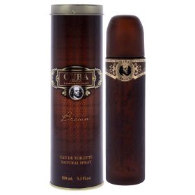 Cuba Brown by Cuba for Men - 3.3 oz EDT Spray