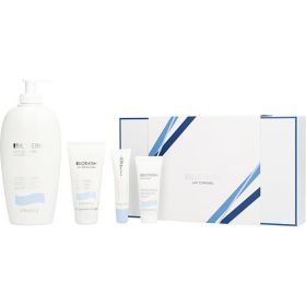 Biotherm by BIOTHERM Lait Corporel Set - Lait Corporel Anti-Drying Body Milk 400ml + Lait De Douche Cleansing Shower Milk 50ml + Biomains Hand & Nail