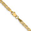 14K 20 inch 3.2mm Semi-Solid Anchor with Lobster Clasp Chain