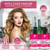 Apple Cider Vinegar Shampoo and Conditioner Set Sulfate and Paraben Free Anti Dandruff Soothing Scalp Treatment with Biotin Keratin Avocado Coconut Ar