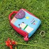 [Miss You] Embroidered Applique Cosmetic Bag / Camera bag / Hand Purse Wallet (4.9*4.7*2)