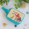 [A Windy Day For Me] Embroidered Applique Pouch Bag / Cosmetic Bag / Carrying Case (4.9*3.7*2.4)