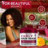 Curly Hair Mask Deep Conditioning Curl Enhancing Split End Repair for Women and Men Strengthening Treatment Cream and Moisturizer Products for Dry Dam