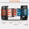1500W 70Â° Oscillating Portable Electric Space Heater Personal Fan w/ Tip Over and Overheat Protection Ceramic Heater