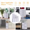 WAYTRIM Clear Plastic Shoe Storage Boxes, Foldable 18 Pack Stackable Shoe Organizer for Closet