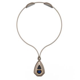 Smart Neck Massager Heating EMS Pulse Neck Massage Apparatus Heat Electric Mini Back Body Massager Cervical Vertebra Pain Relief (style: Regular, Color: Gold)