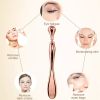 Eye Cream Stick Roller For Face Metal Spatula Puff Applicator Eye Cream Massager Facial Cream Massage Sticks Eye Metal Makeup Spatula Eye Wand 10cm