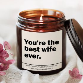 You're the best wife ever Candle (Title: Sea Breeze)