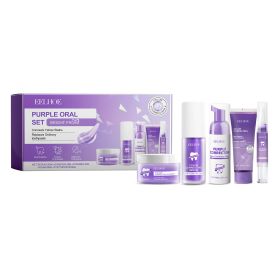Eelhoe Purple Toned Teeth Set Clean Teeth Breath Care Mouth Clean Mouth Care (Quantity: 2PCS)