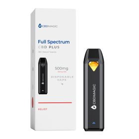 Full Spectrum CBD Vape for Relief 850mg (Terpene Profile: OG, Type: Relief)