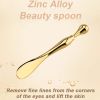 Eye Cream Stick Roller For Face Metal Spatula Puff Applicator Eye Cream Massager Facial Cream Massage Sticks Eye Metal Makeup Spatula Eye Wand 10cm