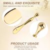 Eye Cream Stick Roller For Face Metal Spatula Puff Applicator Eye Cream Massager Facial Cream Massage Sticks Eye Metal Makeup Spatula Eye Wand 10cm