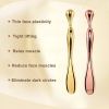 Eye Cream Stick Roller For Face Metal Spatula Puff Applicator Eye Cream Massager Facial Cream Massage Sticks Eye Metal Makeup Spatula Eye Wand 10cm