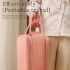 Wholesale custom Travel large capacity pu cosmetic bag zipper toiletry makeup bag